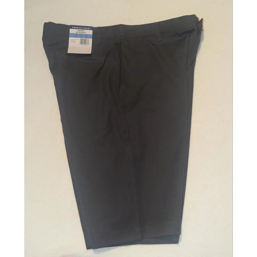 French toast kids New grey shorts with adjustable waistband